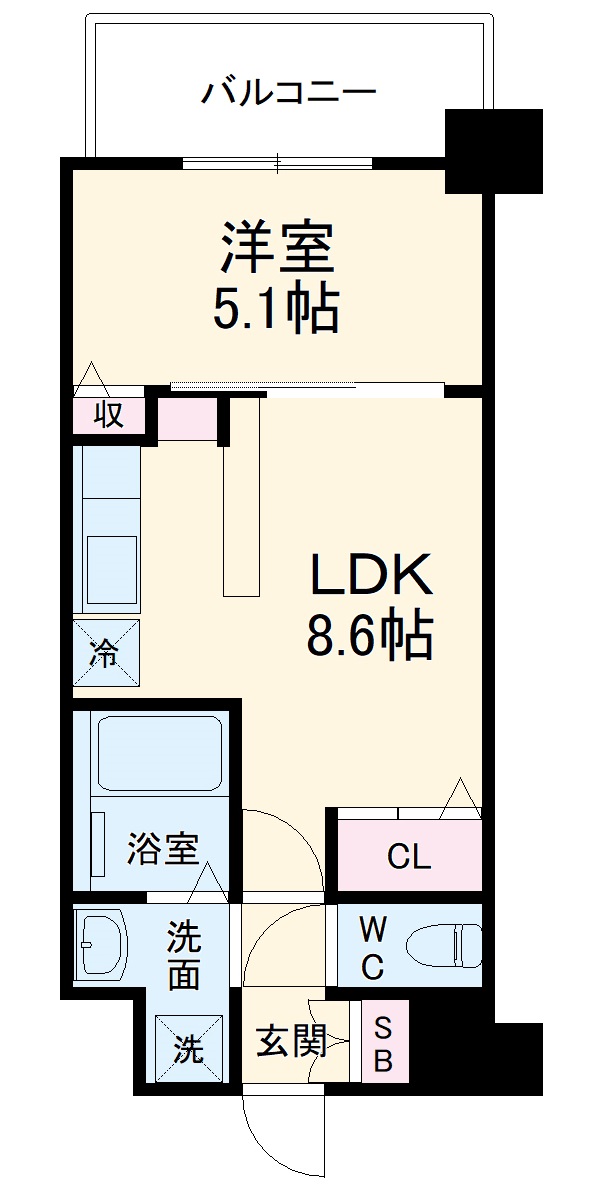 フィーノ南福岡の間取り