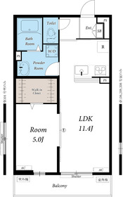 リブリ・シャイニー平松の間取り