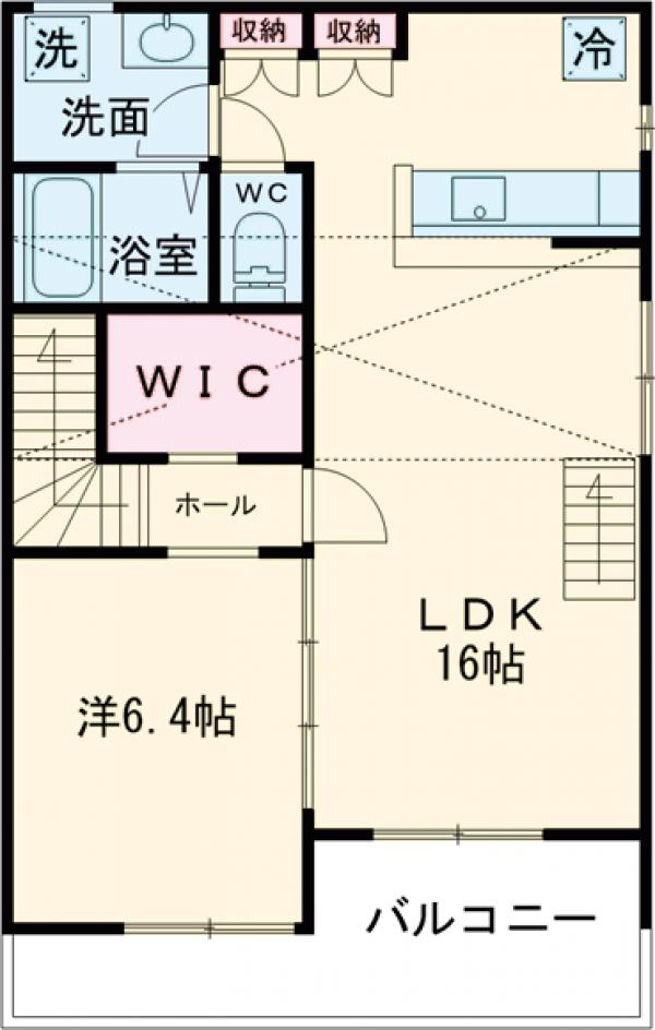 TiaraA棟の間取り