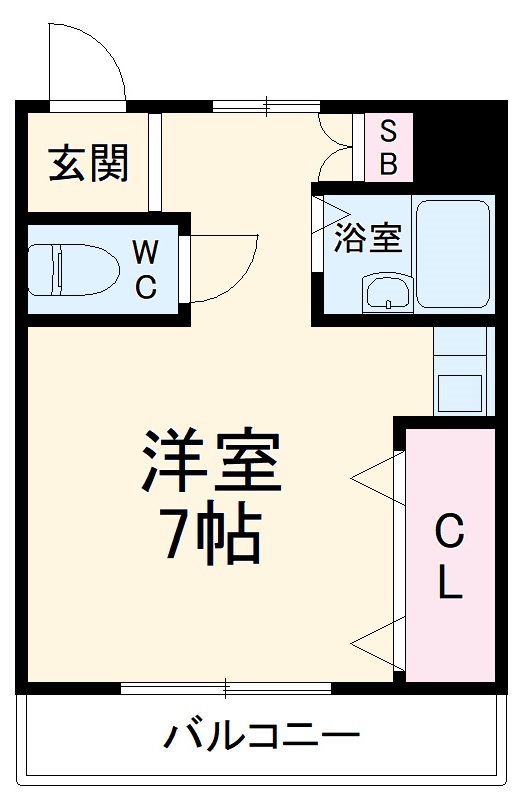 アンフィニィ・橋の内Ⅰの間取り