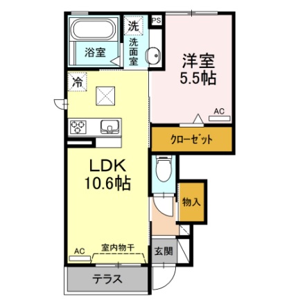 D-room京和風穂波Ⅰの間取り