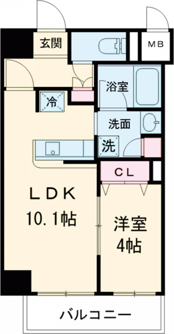 中条プレイスの間取り