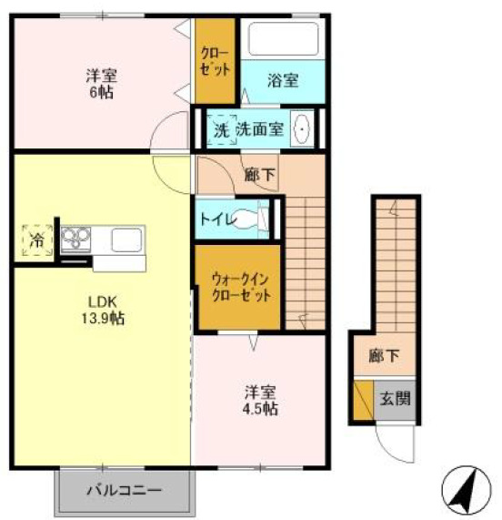 エスポワールの間取り