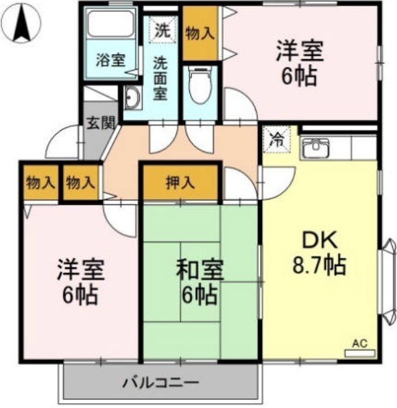 クオーレ大泉学園の間取り