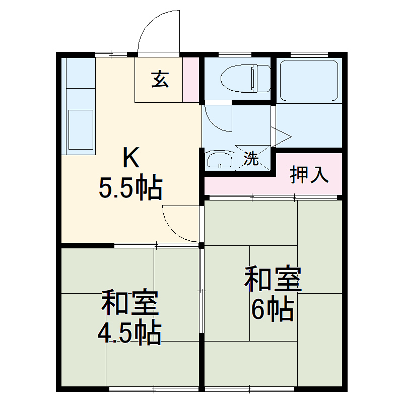 ユーアイランドハイツの間取り