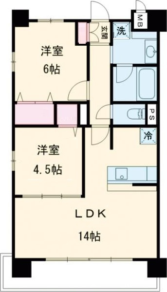 ソシア千里丘の間取り