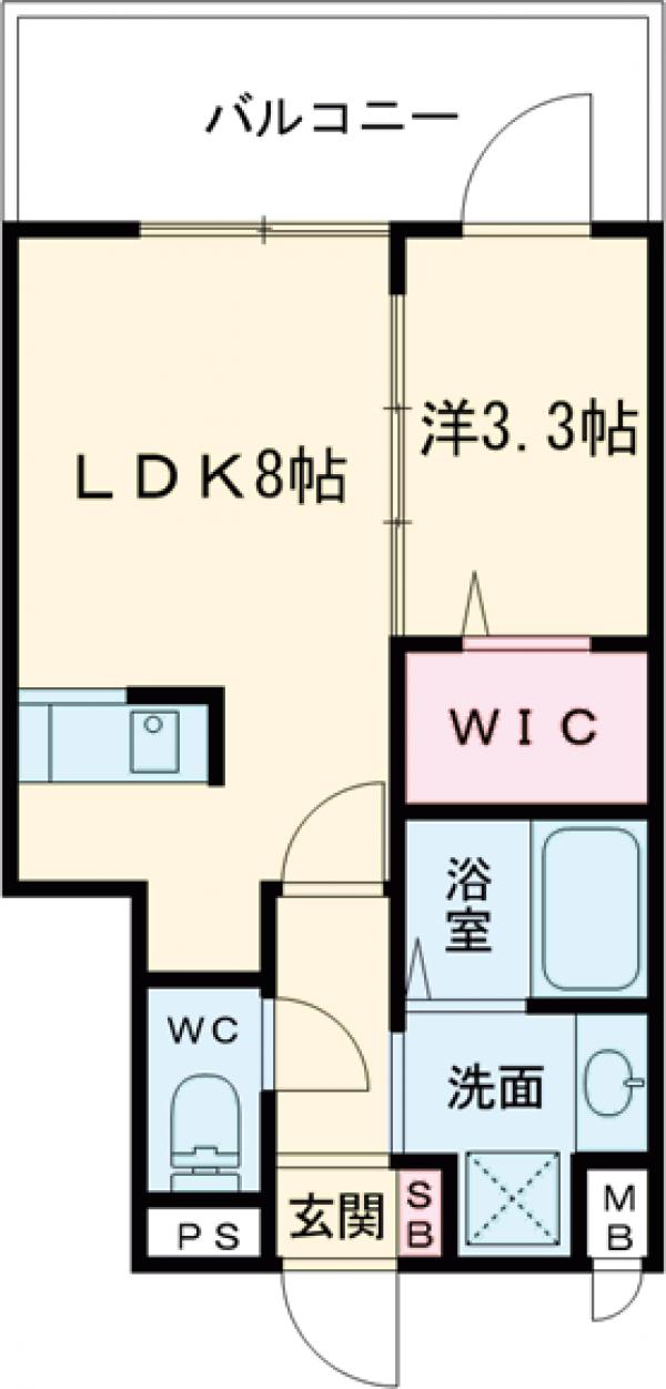 リアンプレミアム室見ステーションの間取り