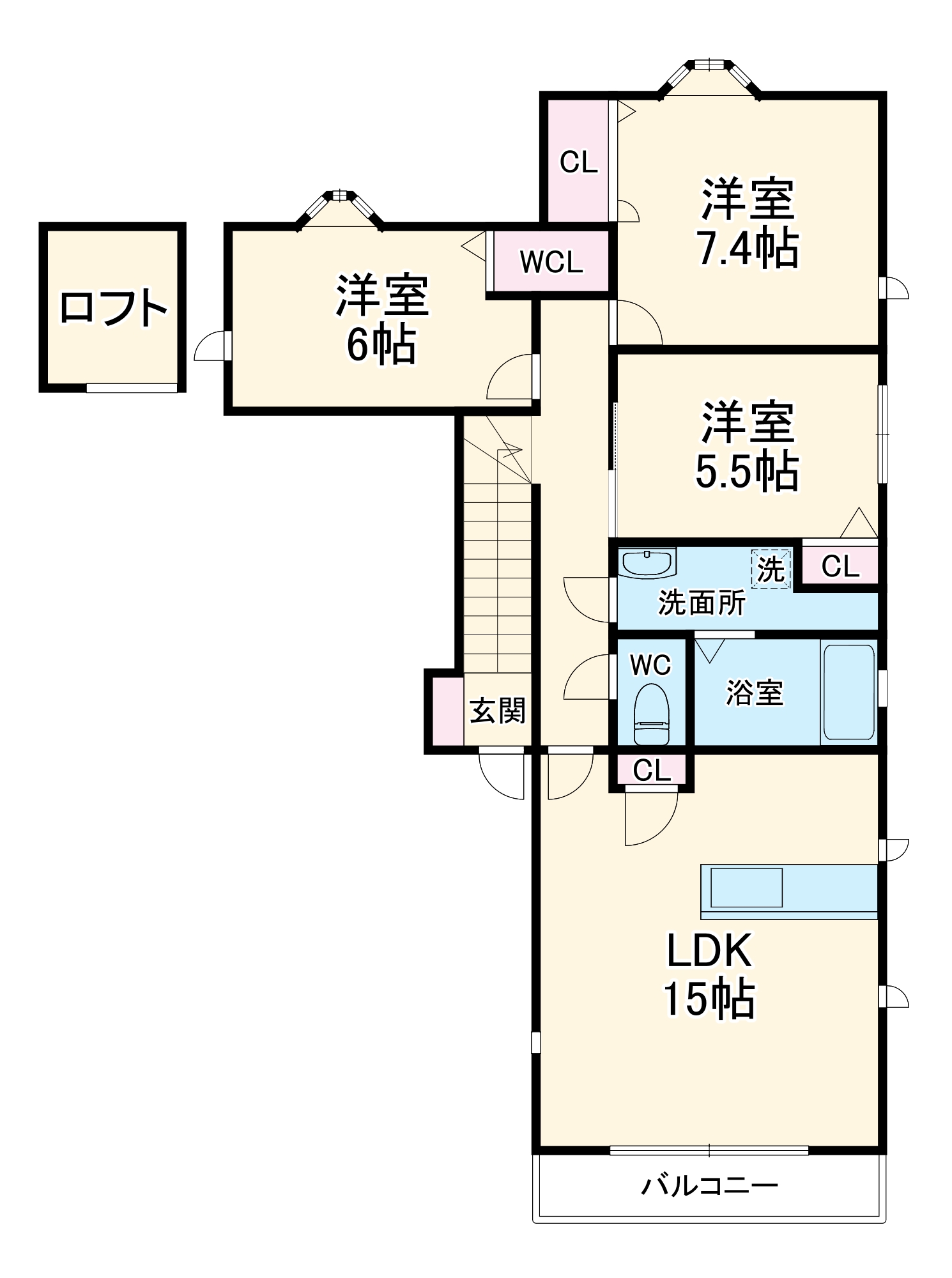 ヒルズ覚王山北の間取り