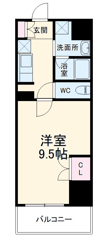 ＳＴＵＤＩＯ　ＫＡＮＡＲＥＢＡＳＨＩの間取り