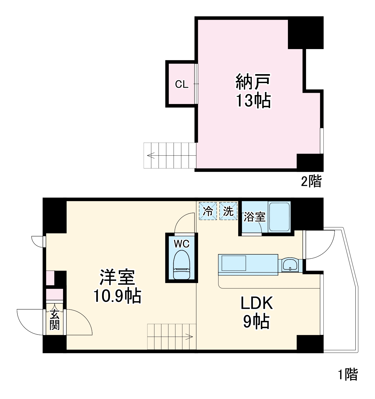 美Silent motoyamaの間取り