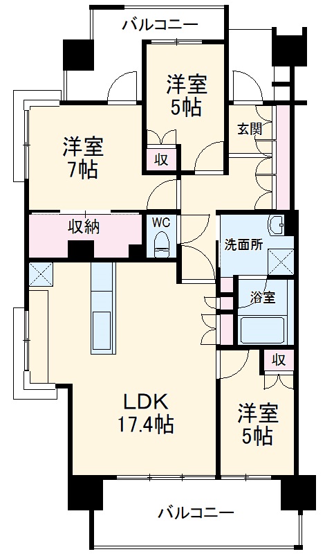 グランドメゾン本山春里町の間取り