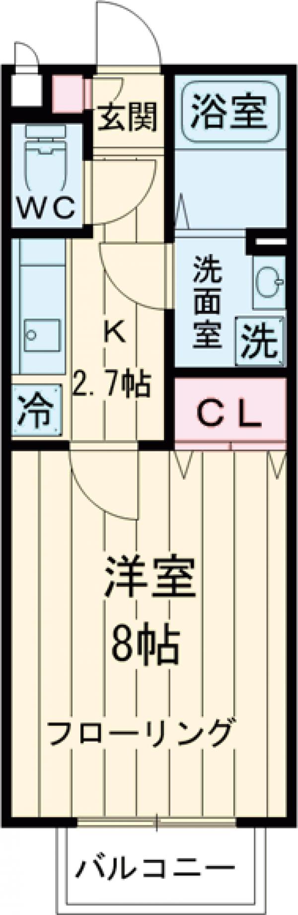 プライムコートⅠの間取り