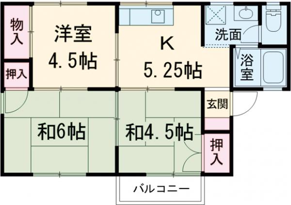 サンハイムの間取り