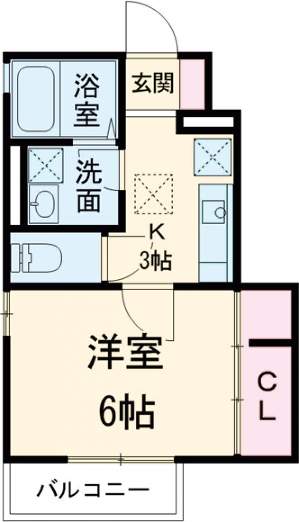 ハウス三生の間取り
