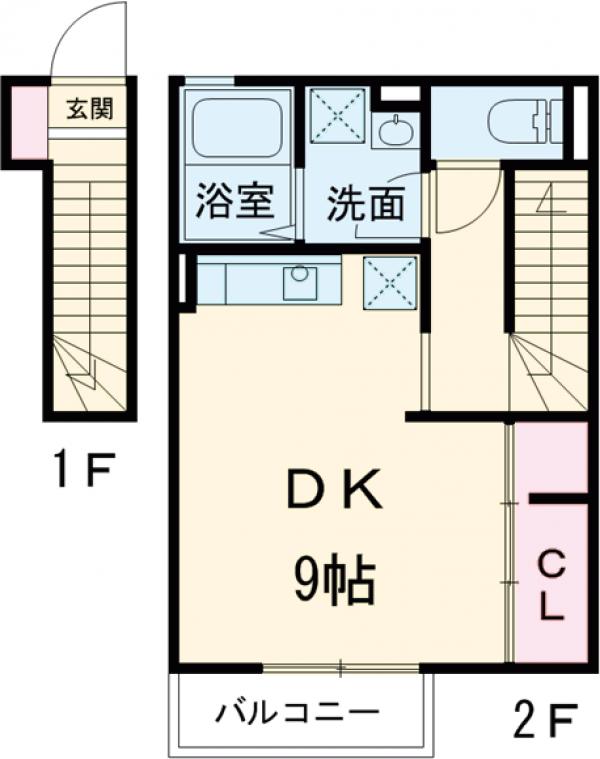 ハウス三生の間取り