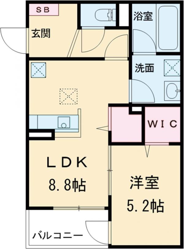 ツーブリッジの間取り