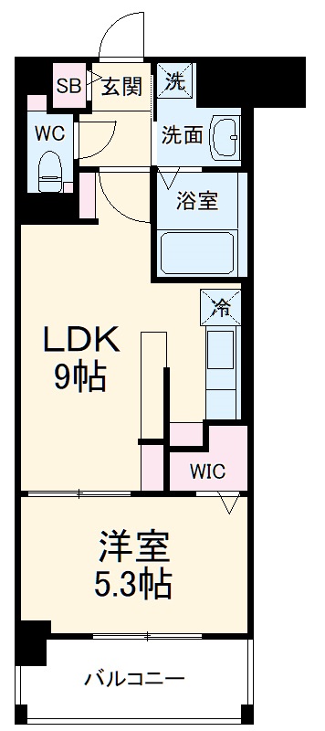 エルグランド博多の間取り