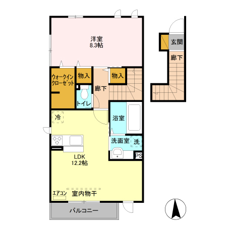 ソレイユの間取り