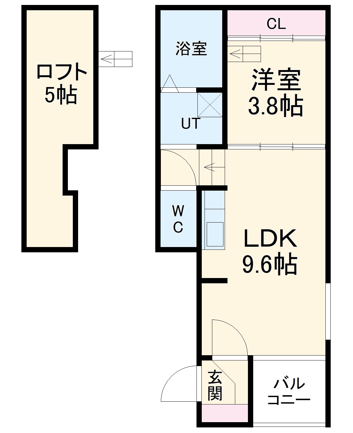 メゾン　アヴェニールの間取り