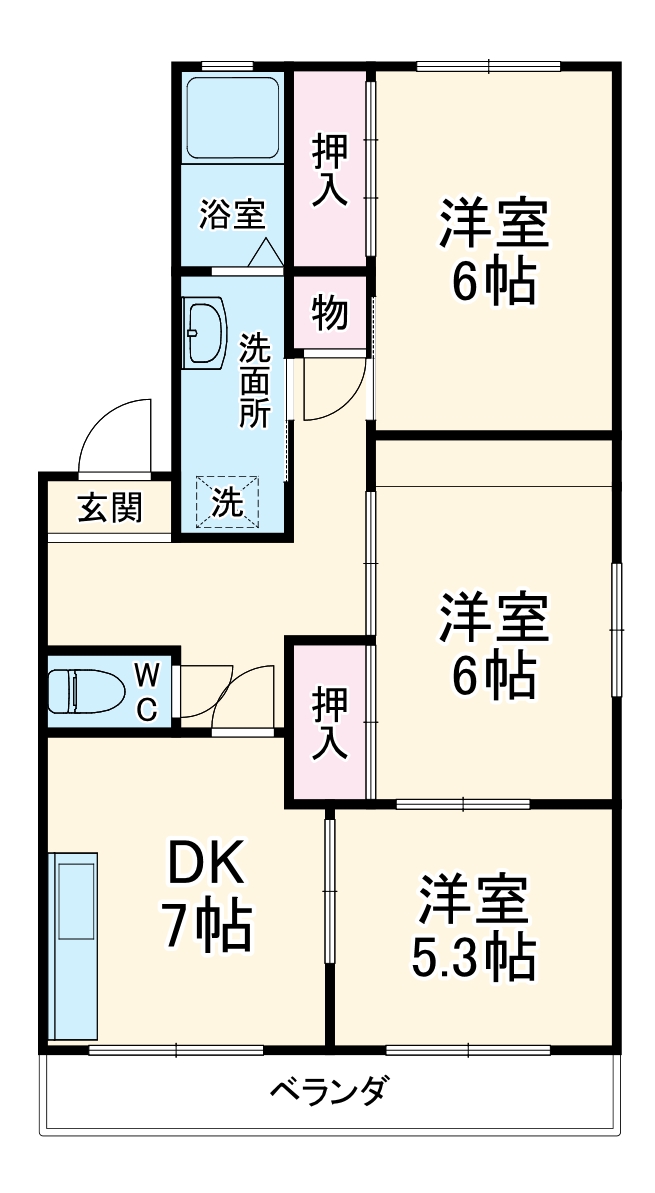エクセレントSAIKIの間取り