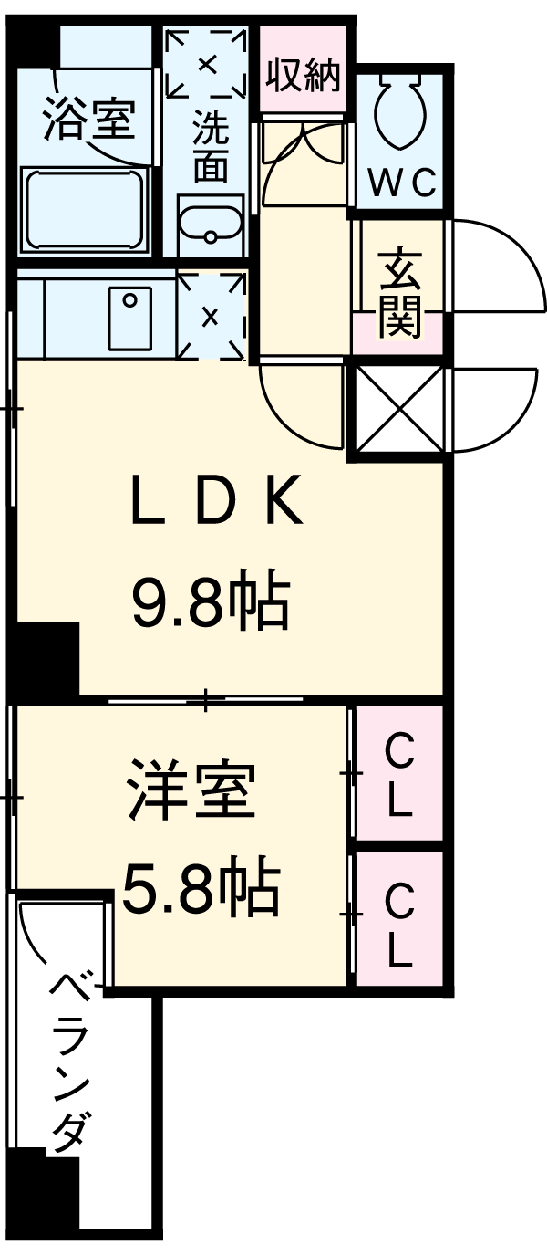 ショコラの間取り