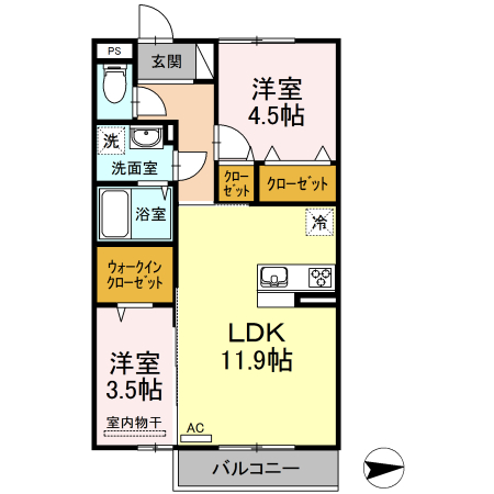 Libertadの間取り