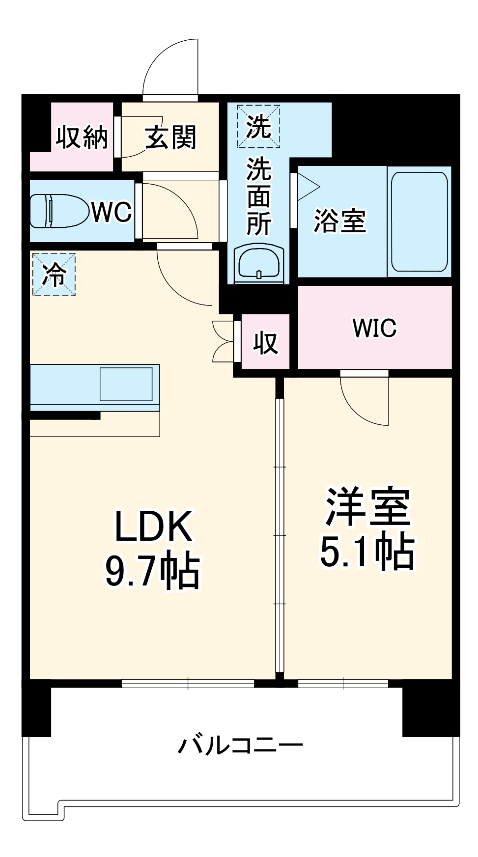 ガーデニアコートの間取り