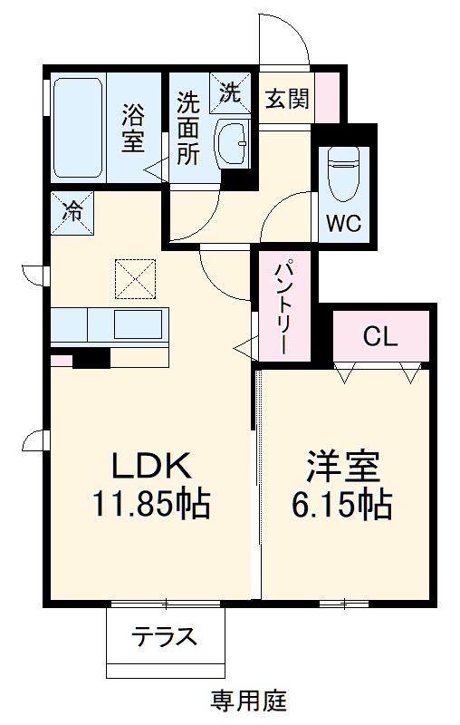 ヴィラ Ⅲ番館の間取り
