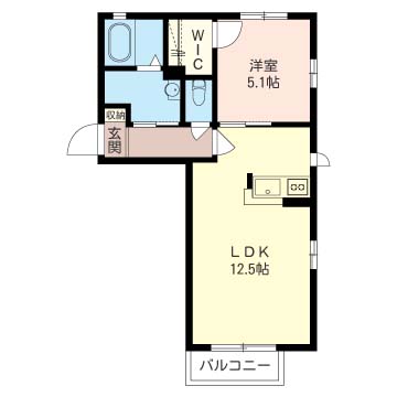 レヨンヴェールAの間取り