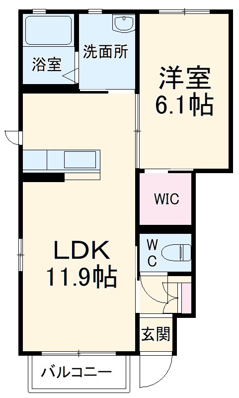 イル・デ・パンの間取り