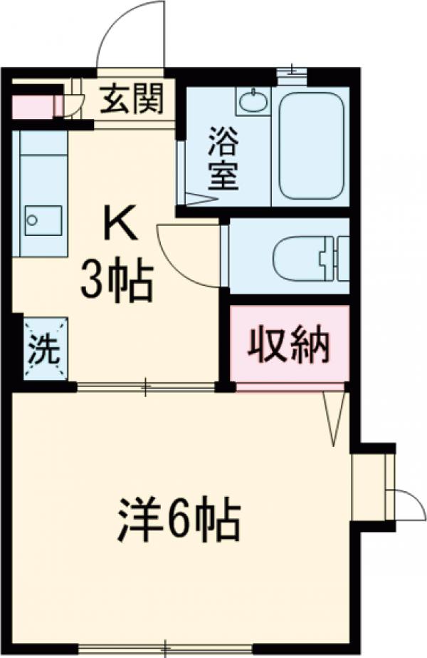 エスイーシー玉川ハイツの間取り