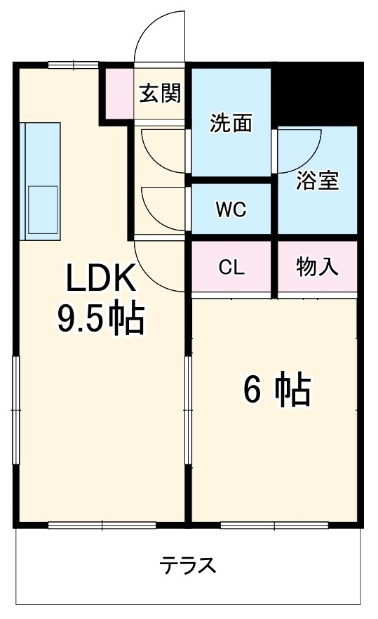 鏡島REINAの間取り