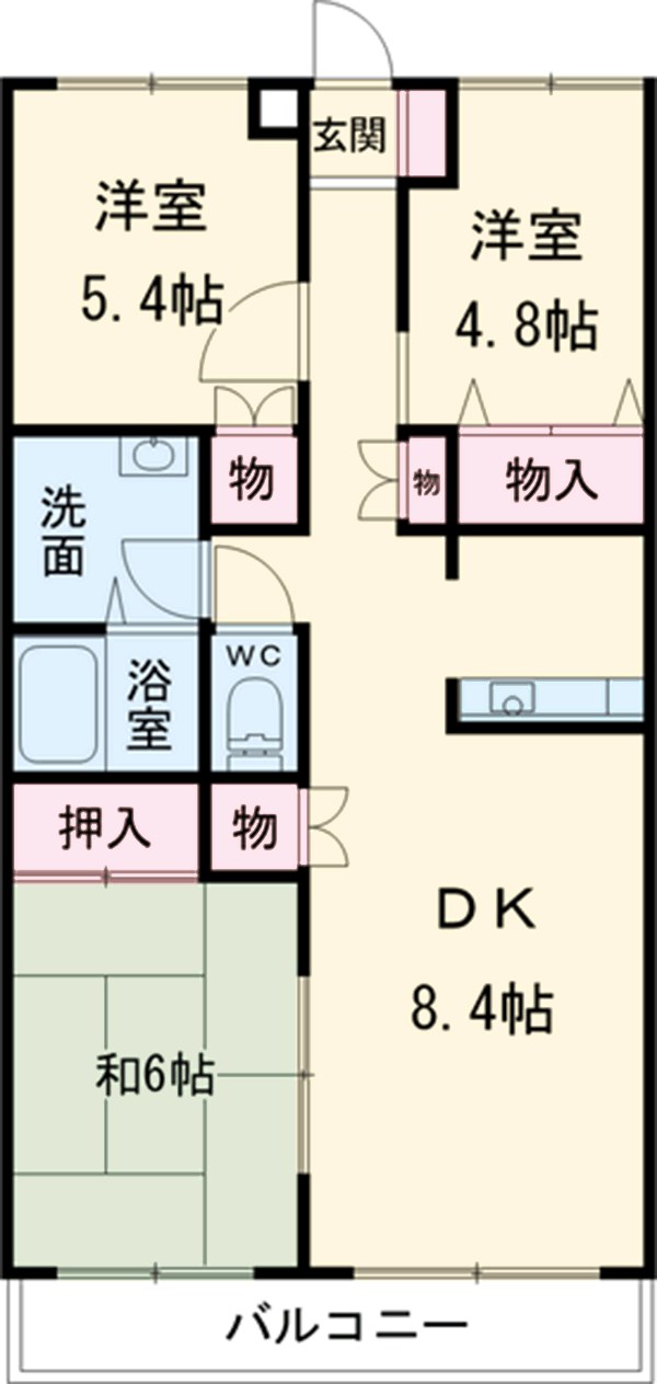 ル・モンドの間取り