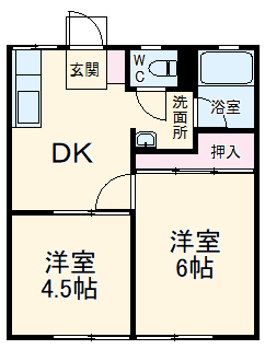小野寺ハイツの間取り