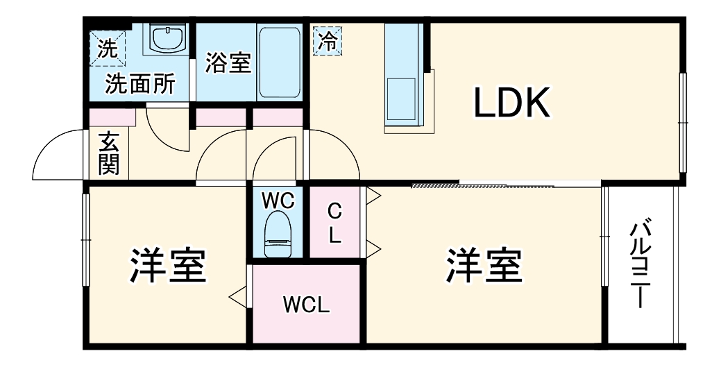 コートドール本牧の間取り