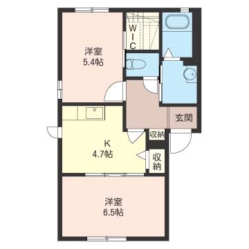 アネーロBの間取り
