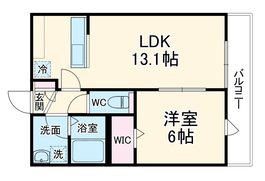 ルフレ本牧の間取り
