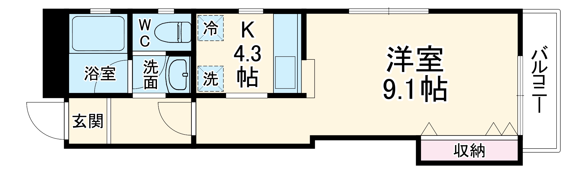 プリムラ夏越の間取り