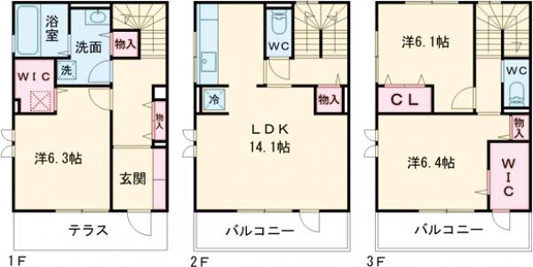 D-room大濠 弐番館の間取り