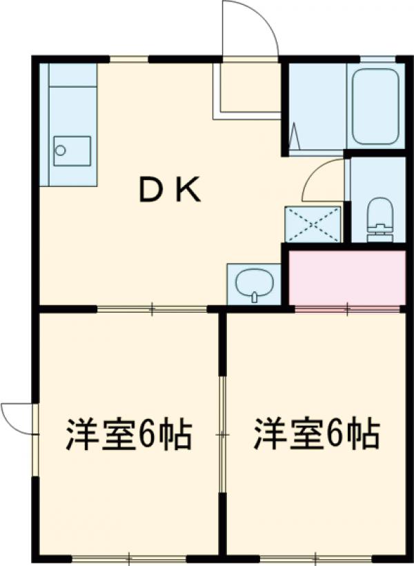 ヴィラリエゾンCの間取り