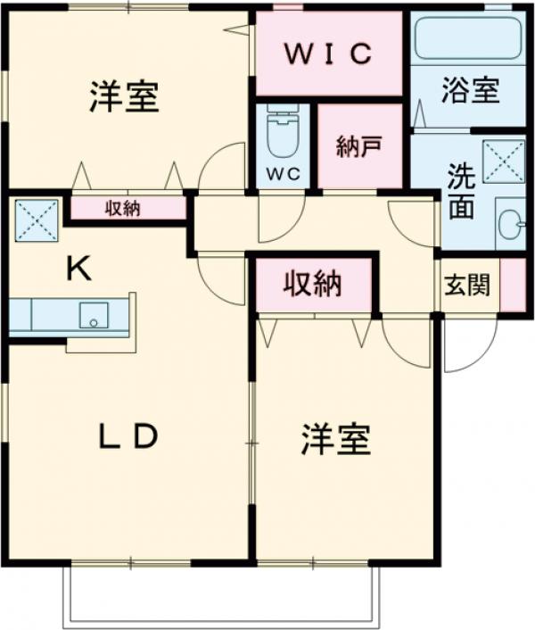 グランルーチェAの間取り