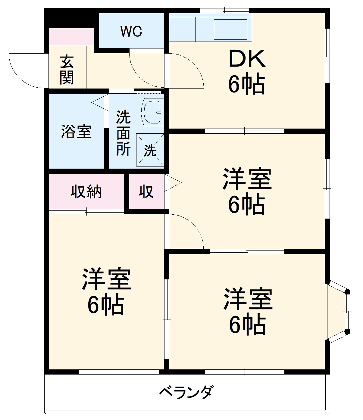 エクセルⅠの間取り