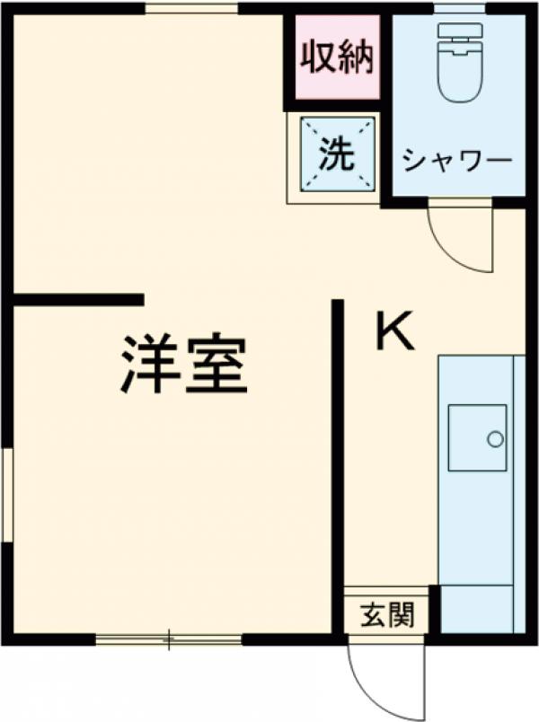 コーポ儀保の間取り
