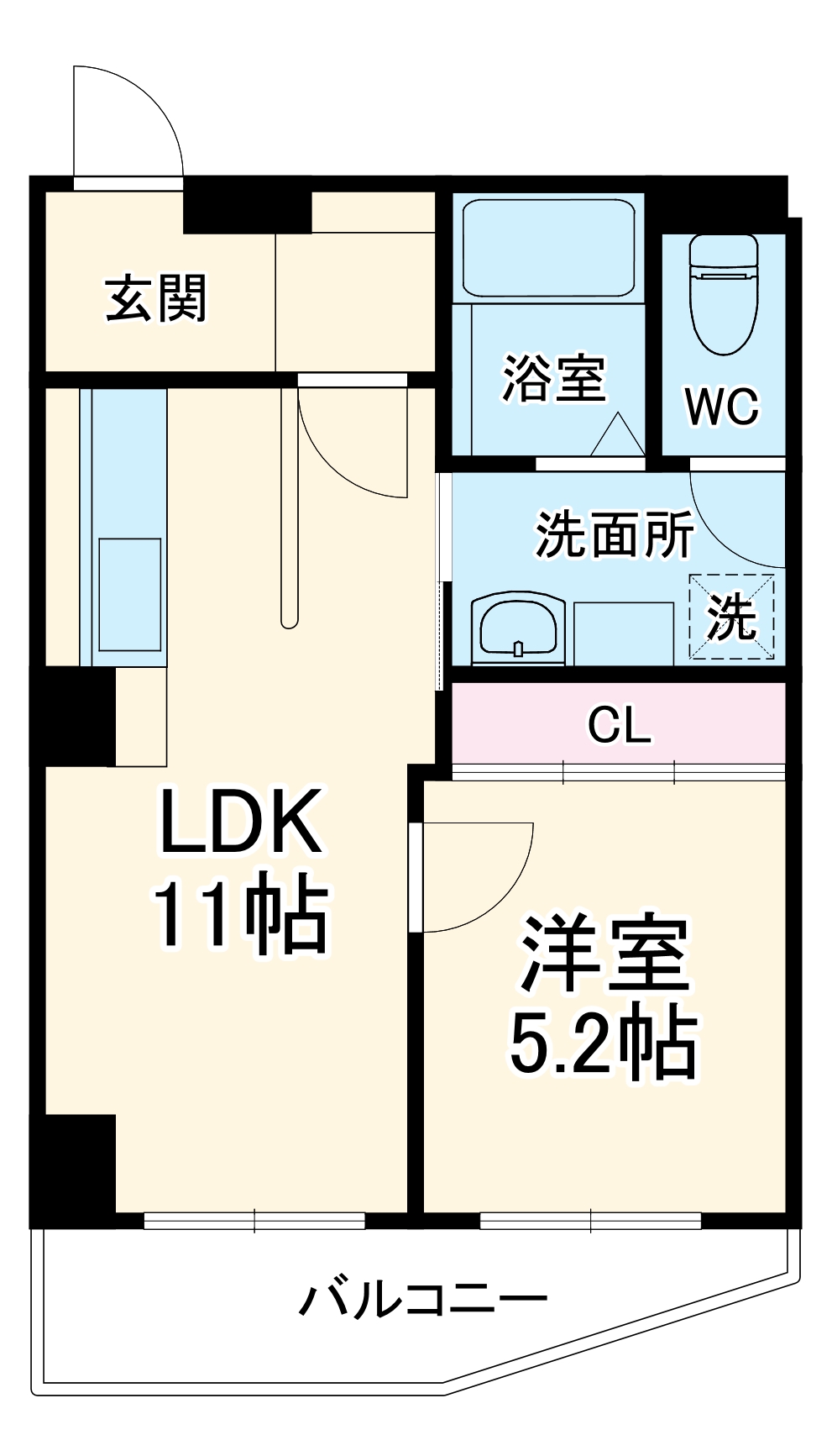 アルファ八田の間取り