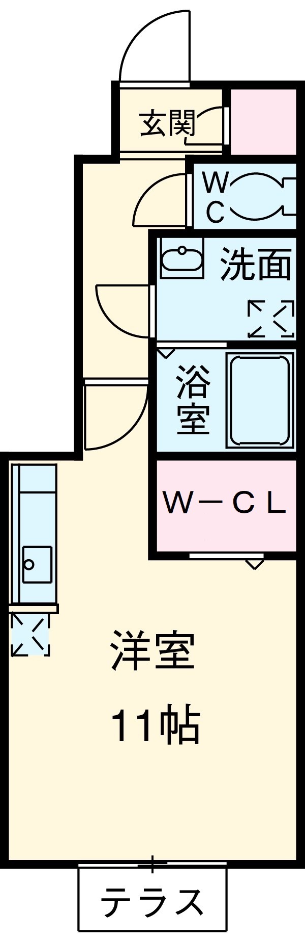 ボンジュール本陣の間取り