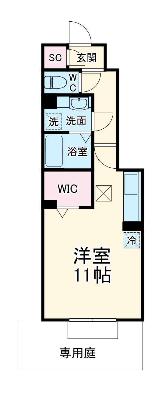 ボンジュール本陣の間取り