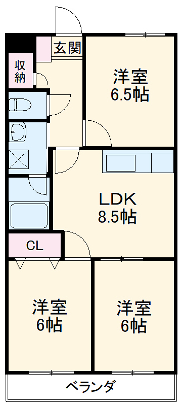 ベルリーナー・ホーフの間取り