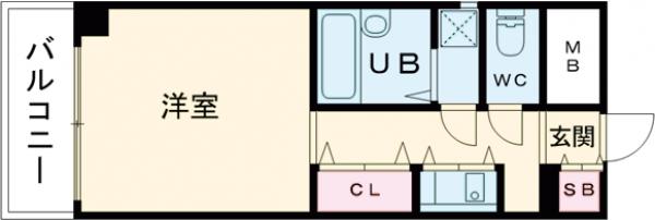 シティパレス薬大前の間取り