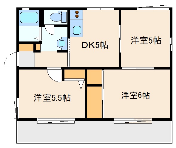 ピュアマーブルAの間取り