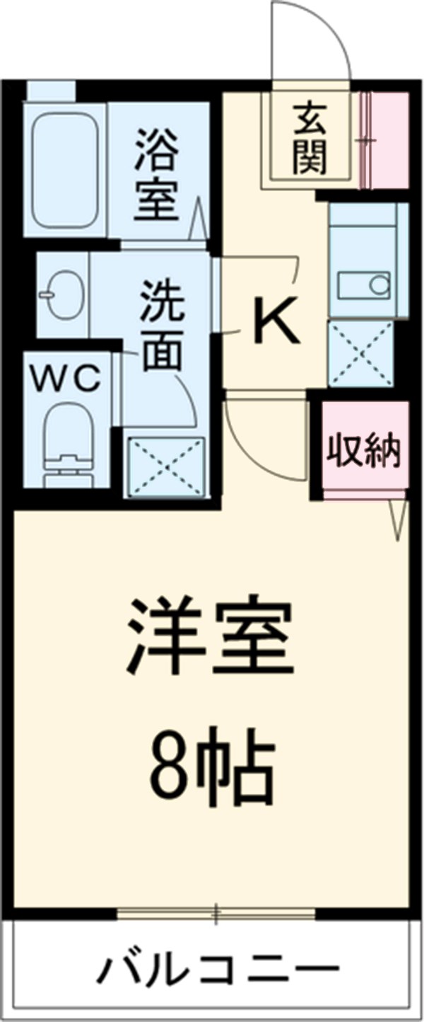 カーサユーカリBの間取り